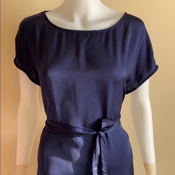NWOT BB Dakota Sapphire Blue Tie Dress, S - Picture 2 of 4